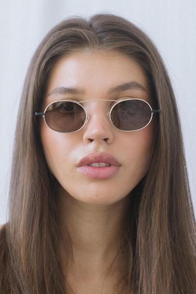 Oliver New Gold Brown Sunglasses