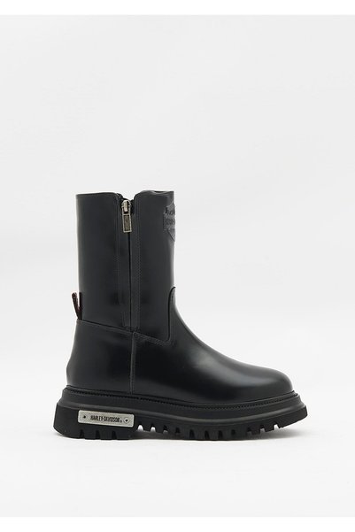 River Women's Black Leather Boots