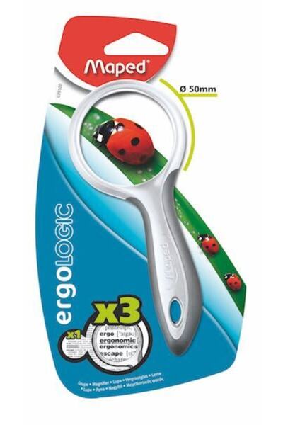 Ergologic лупа x3 50 mm сива 3154140391003