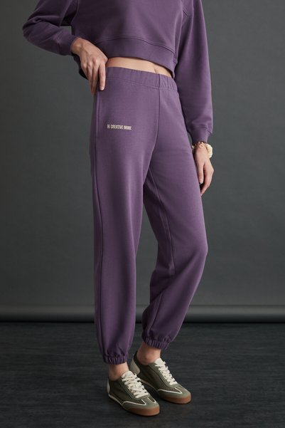 Rhyne Women's Jogger Elastic Leg Purple Sweatpants