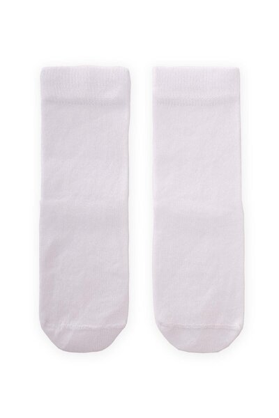 Bamboo Children's Socks with Abs Soles, White