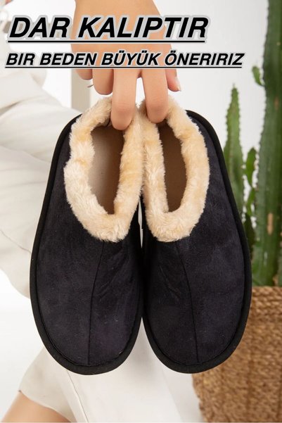 Unisex Plush Woolen Winter Slippers Home Slippers