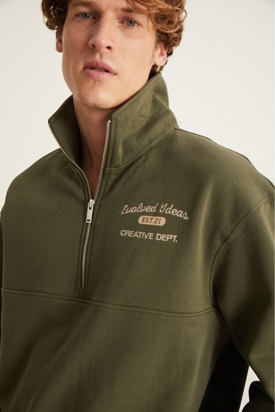 Aycal Men's Khaki Sweatshirt