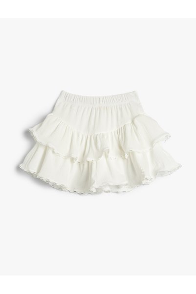 Mini Skirt with Elastic Waistband