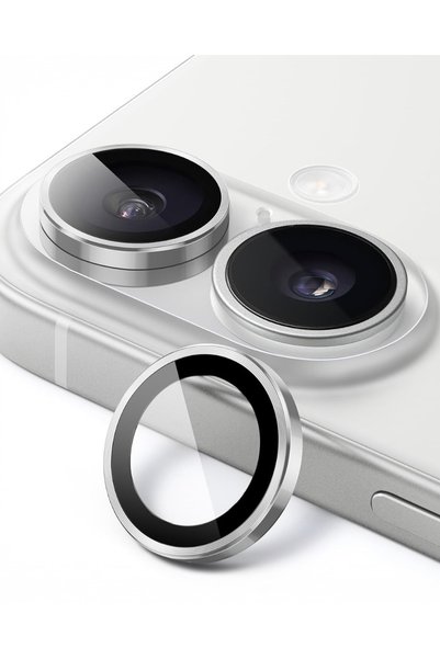 Glass Sapphire Camera Lens Protector with iPhone 16 - 16 Plus Compatible Attachment