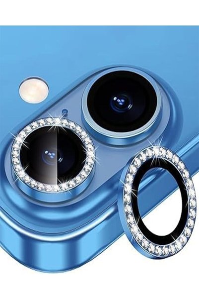iPhone 16 - 16 Plus Compatible Bright Stone Camera Lens Protector