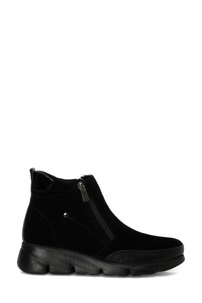 105333.Nz4Pr Black Women's Wedge Heel Boots