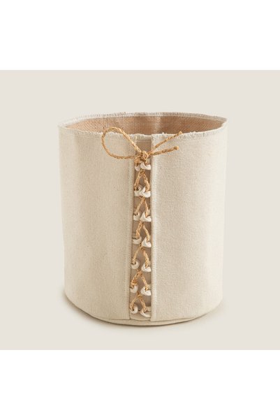 String Flower Pot 21 cm Natural