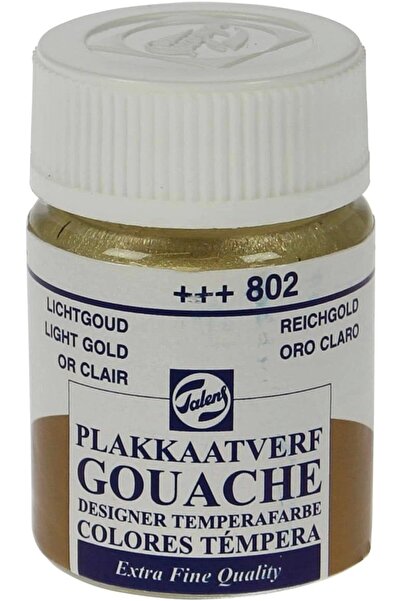 Gouache тегличка 16ml темпера боја светло златна / 802