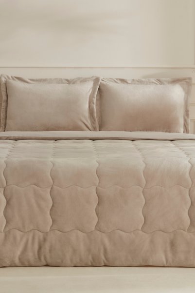 Flufy Double Soft Dream Comfort Set Beige