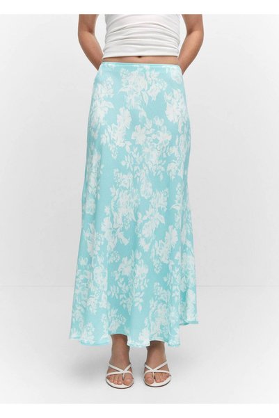 Floral long skirt