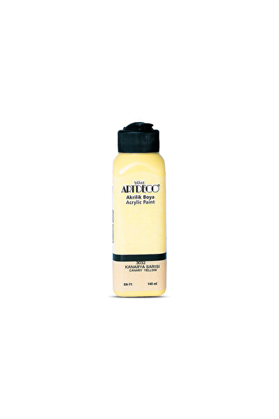 Акрилна боја 140ml канари жолта 3032