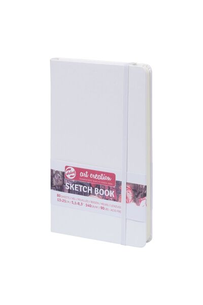 Art Creation Sketch Book 13X21Cm 140Gr 80Yp Hard Cover Sketch Book White/ Rt9314102M