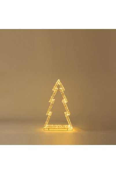 Johnny LED Lighted Christmas Decor 90 cm Gold