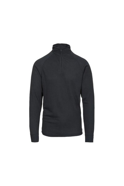 Wise360 - Adults 1/2 Zip Baselayer Top Unisex Black Undershirt Top Unisex Underwear Top