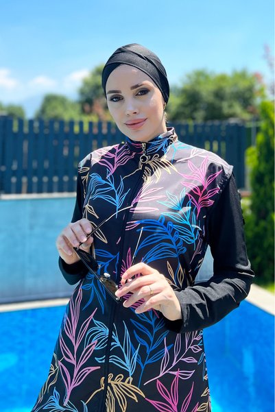 Fully Covered Hijab Swimsuit R4404 Yaren