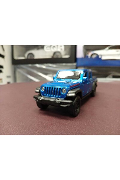 1:36 размер 2020 Jeep Rubicon модел на автомобил со повлекување (син)