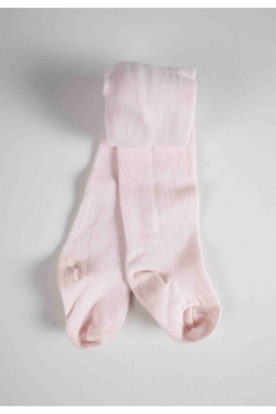 Children's Plain Pantyhose 1-13 Years Powder Pink