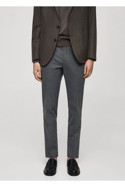 Regular Cut Flannel Pants