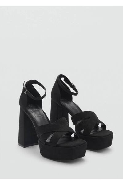 Wide Heel Sandals with Bracelet