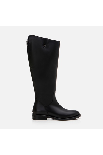 Genuine Leather Black Women's Boots