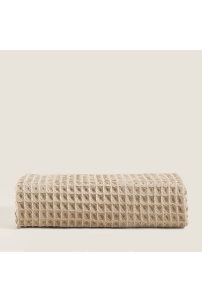 Pique Hand Towel Wheat Natural