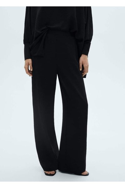 Straight Cut Knitwear Pants