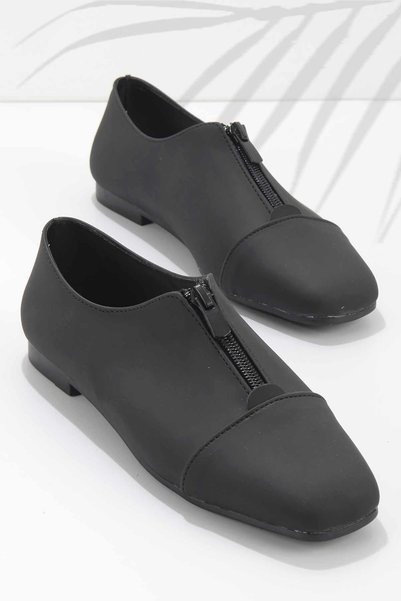 Black Nubuck Women's Loafer Shoes01641166001