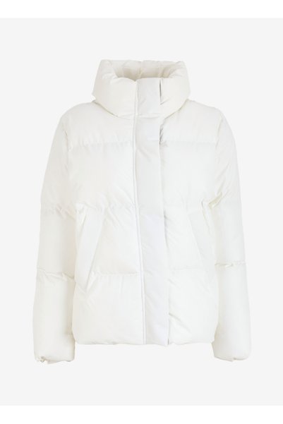 White Women's Coat F4Wl-Mnt W73