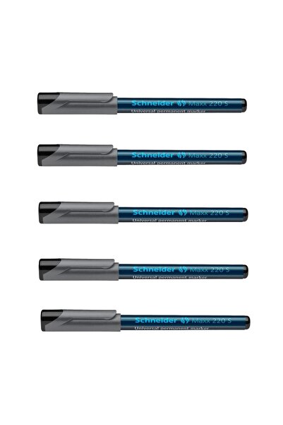 MAXX 220 S маркер за ацетат 0.4 MM црн ( 4 парчиња )