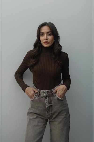 Acı Kahve Graham Ribbed Fisherman Knitwear