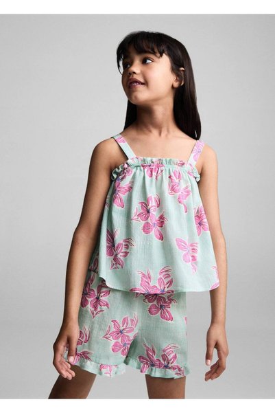 Floral Cotton Shorts