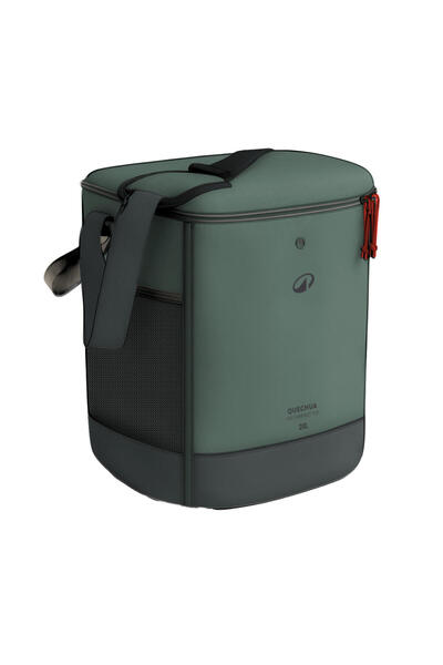 Quechua Outdoor Foldable Cooler - 20 L - Green - 9 Hours Cool - 100