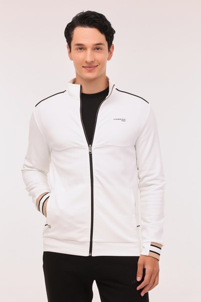 Ml Franky 18Ba-108 4Pr Ecru Men's Tracksuit Top
