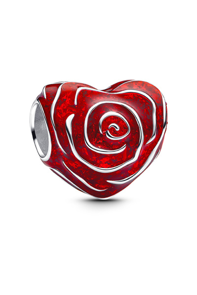 Gül Kalp Charm