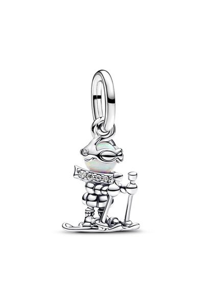 Skier Dangle Charm