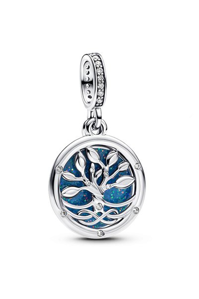 Glow in the Dark Infinity Tree Double Dangle Charm