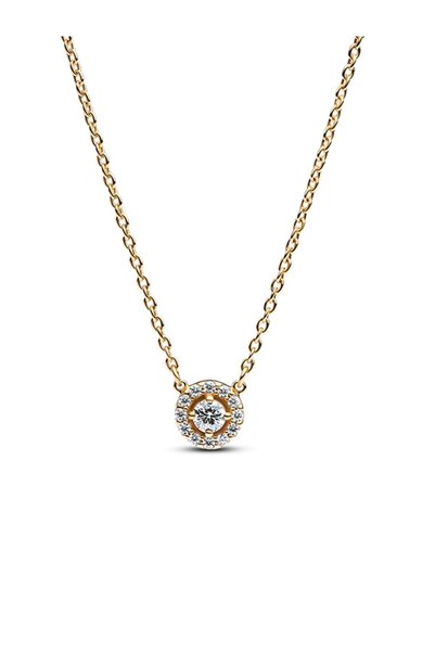Round Pave Hale Necklace