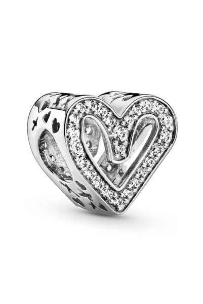 Sparkly Handmade Heart Charm