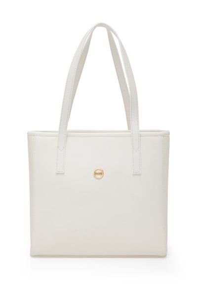 White Women's Hand and Shoulder Bag 05Fo25Y5028