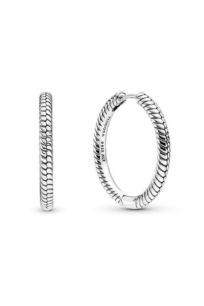 Moments Charm Hoop Earrings