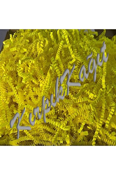 ЖОЛТА 100 g цик-цак сечкана хартија / полнење за кутии со сечкана хартија