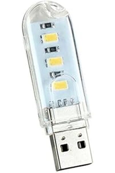 Пренослива мини USB LED светилка 3 LED 5730 SMD кампинг LED стапче
