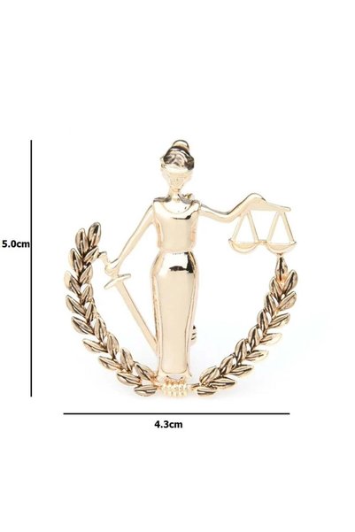 Libra Zodiac Brooch