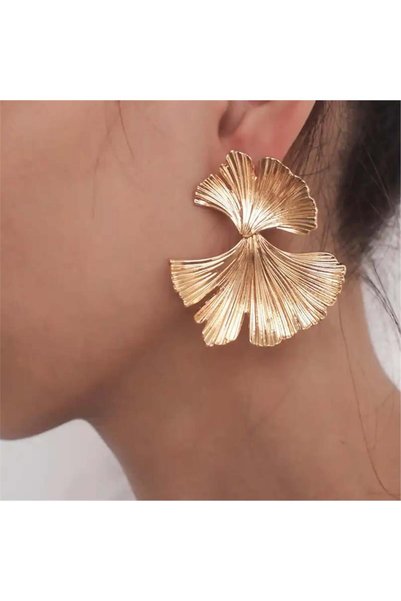 Gold Leaves Earrings