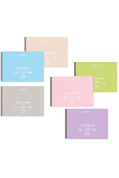 Harmony 25x35 Cm 30 Yp Plastic Cover Spiral Picture Notebook