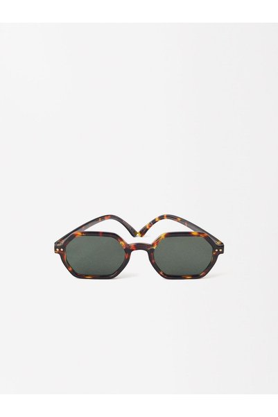 Women's Octagonal Framed Sunglasses