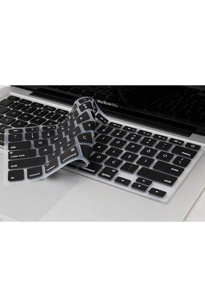 For Apple MacBook Air 2022 13.6 Inc M2 M3 A2681 A3113 Black Keyboard Liquid Dust Protector Turkish Q Keyboard