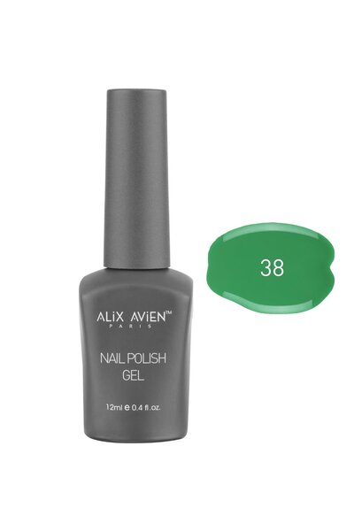 UV траен гел лак за нокти во темно зелена боја 38 - Gel Polish - 12 ml