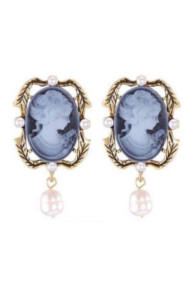 Lady Cameo Earrings